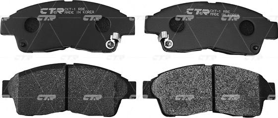 CTR GK1015 - Brake Pad Set, disc brake autospares.lv