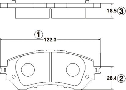 CTR GK1365 - Brake Pad Set, disc brake autospares.lv