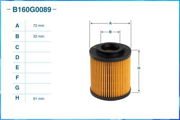 Cworks B160G0089 - Oil Filter autospares.lv