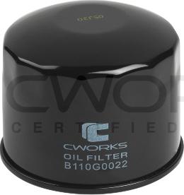 Cworks B110G0022 - Oil Filter autospares.lv