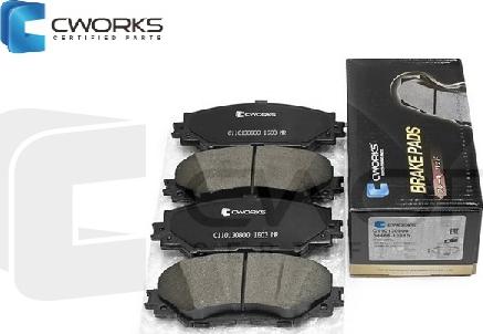 Cworks C110130800 - Brake Pad Set, disc brake autospares.lv