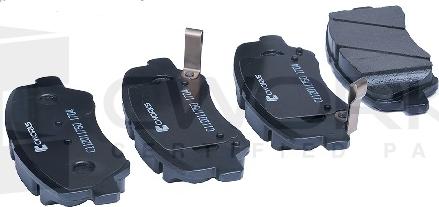 Cworks C112011750 - Brake Pad Set, disc brake autospares.lv