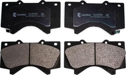 Cworks C112R0001 - Brake Pad Set, disc brake autospares.lv