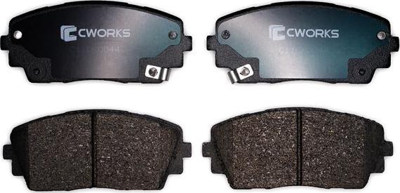 Cworks C11CR0044 - Brake Pad Set, disc brake autospares.lv