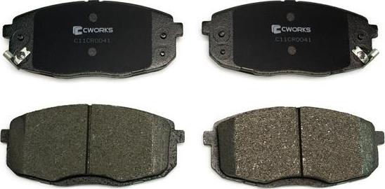 Cworks C11CR0041 - Brake Pad Set, disc brake autospares.lv