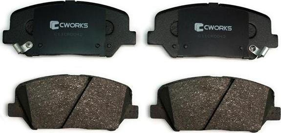 Cworks C11CR0042 - Brake Pad Set, disc brake autospares.lv