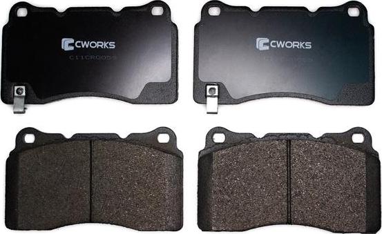 Cworks C11CR0059 - Brake Pad Set, disc brake autospares.lv