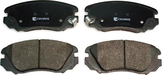 Cworks C11CR0066 - Brake Pad Set, disc brake autospares.lv