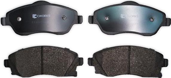 Cworks C11CR0060 - Brake Pad Set, disc brake autospares.lv