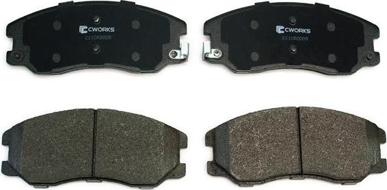 Cworks C11CR0009 - Brake Pad Set, disc brake autospares.lv