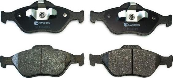 Cworks C11CR0019 - Brake Pad Set, disc brake autospares.lv