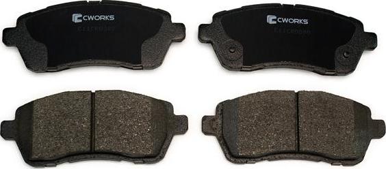 Cworks C11CR0080 - Brake Pad Set, disc brake autospares.lv