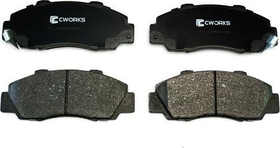 Cworks C11CR0030 - Brake Pad Set, disc brake autospares.lv