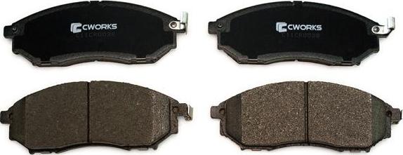 Cworks C11CR0038 - Brake Pad Set, disc brake autospares.lv