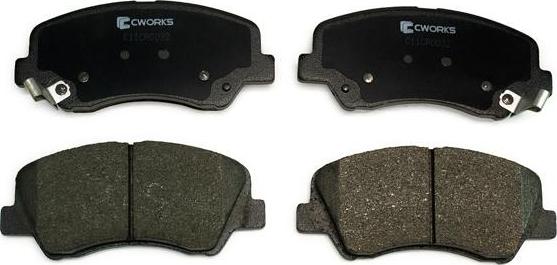 Cworks C11CR0032 - Brake Pad Set, disc brake autospares.lv