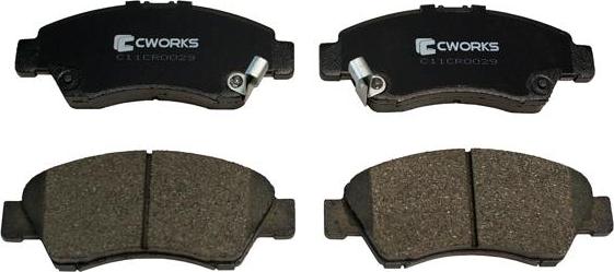 Cworks C11CR0029 - Brake Pad Set, disc brake autospares.lv