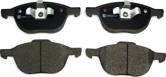 Cworks C11CR0021 - Brake Pad Set, disc brake autospares.lv