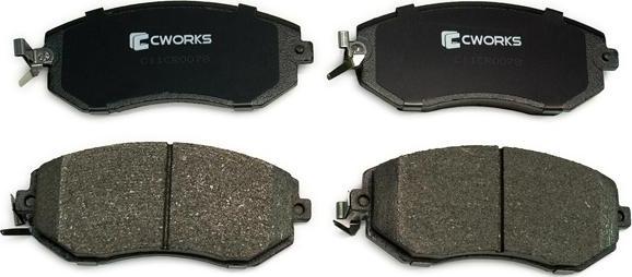 Cworks C11CR0078 - Brake Pad Set, disc brake autospares.lv