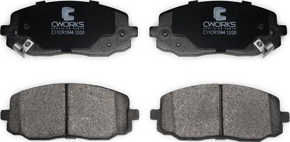 Cworks C11CR1044 - Brake Pad Set, disc brake autospares.lv