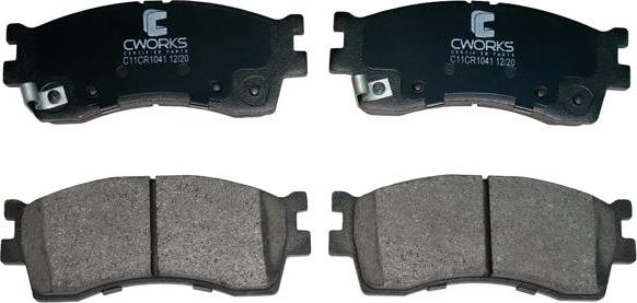 Cworks C11CR1041 - Brake Pad Set, disc brake autospares.lv