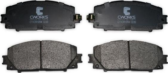 Cworks C11CR1054 - Brake Pad Set, disc brake autospares.lv