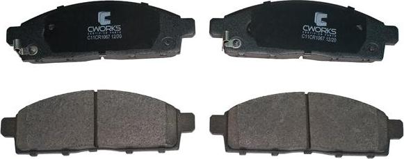 Cworks C11CR1067 - Brake Pad Set, disc brake autospares.lv