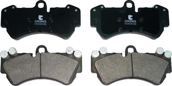 Cworks C11CR1104 - Brake Pad Set, disc brake autospares.lv