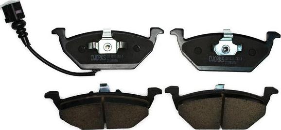 Cworks C11NR0056 - Brake Pad Set, disc brake autospares.lv