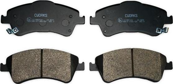 Cworks C11NR0009 - Brake Pad Set, disc brake autospares.lv