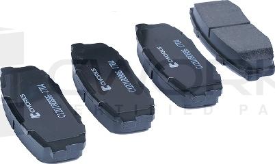 Cworks C120180886 - Brake Pad Set, disc brake autospares.lv