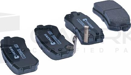 Cworks C122008456 - Brake Pad Set, disc brake autospares.lv