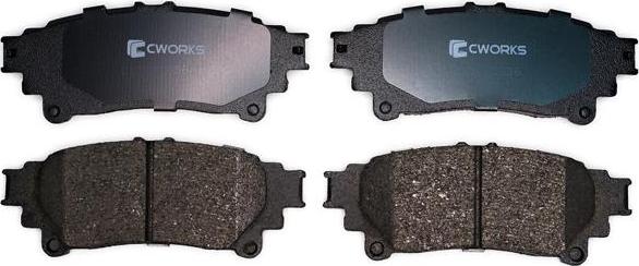 Cworks C12CR0058 - Brake Pad Set, disc brake autospares.lv