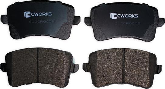 Cworks C12CR0009 - Brake Pad Set, disc brake autospares.lv