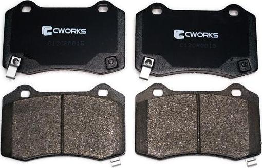 Cworks C12CR0015 - Brake Pad Set, disc brake autospares.lv