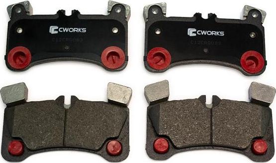 Cworks C12CR0083 - Brake Pad Set, disc brake autospares.lv