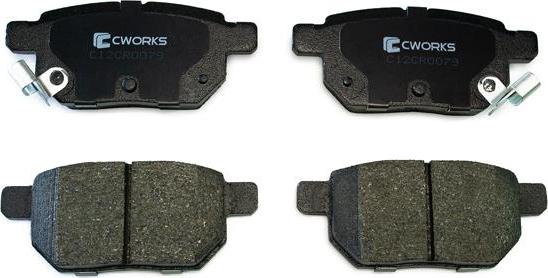 Cworks C12CR0079 - Brake Pad Set, disc brake autospares.lv