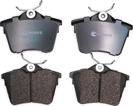 Cworks C12CR0071 - Brake Pad Set, disc brake autospares.lv