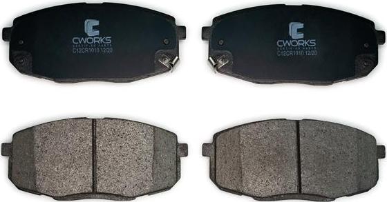 Cworks C12CR1010 - Brake Pad Set, disc brake autospares.lv