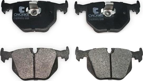 Cworks C12CR1012 - Brake Pad Set, disc brake autospares.lv