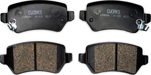 Cworks C12NR0041 - Brake Pad Set, disc brake autospares.lv