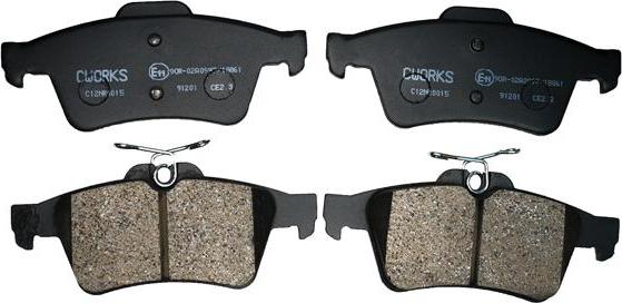 Cworks C12NR0015 - Brake Pad Set, disc brake autospares.lv