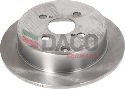 DACO Germany 604584 - Brake Disc autospares.lv