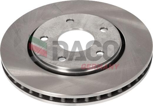 DACO Germany 600506 - Brake Disc autospares.lv