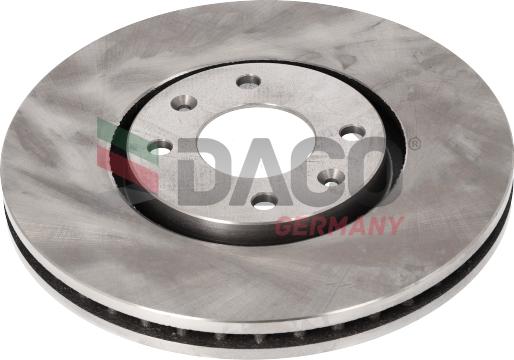 DACO Germany 600609 - Brake Disc autospares.lv