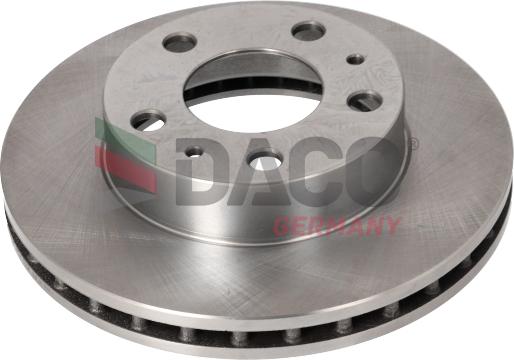 DACO Germany 600605 - Brake Disc autospares.lv