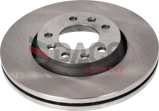 DACO Germany 600611 - Brake Disc autospares.lv