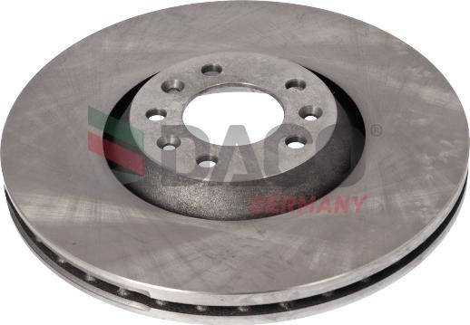 DACO Germany 600621 - Brake Disc autospares.lv