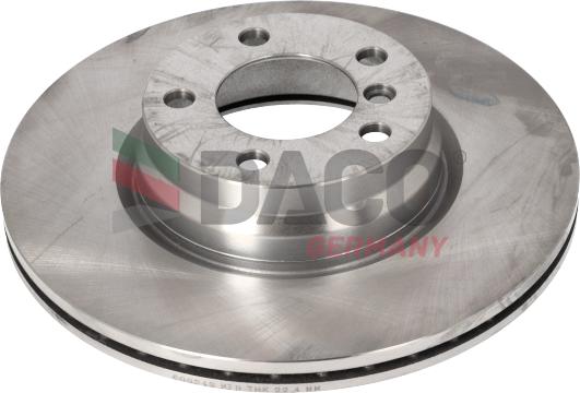 DACO Germany 600343 - Brake Disc autospares.lv