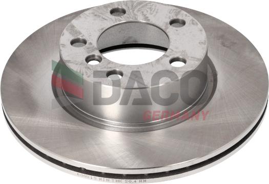 DACO Germany 600313 - Brake Disc autospares.lv