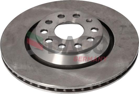 DACO Germany 600204 - Brake Disc autospares.lv